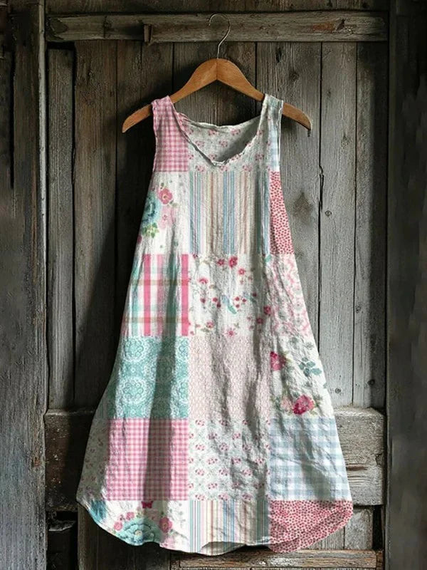 Coral Coast Charm | American Retro Dress