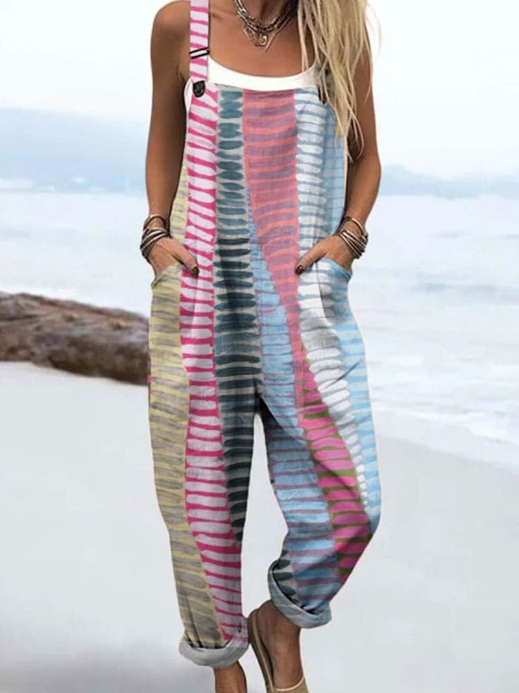 Vintage Colorful Jumpsuit