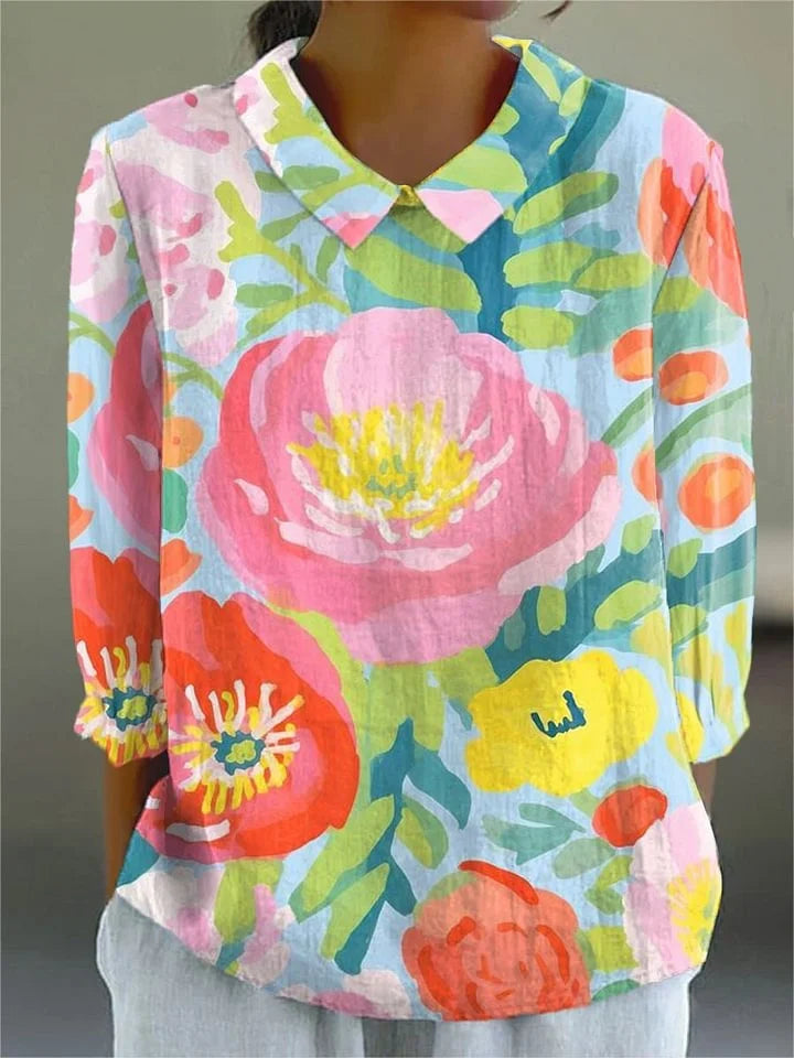 Vintage Colorful Blouse