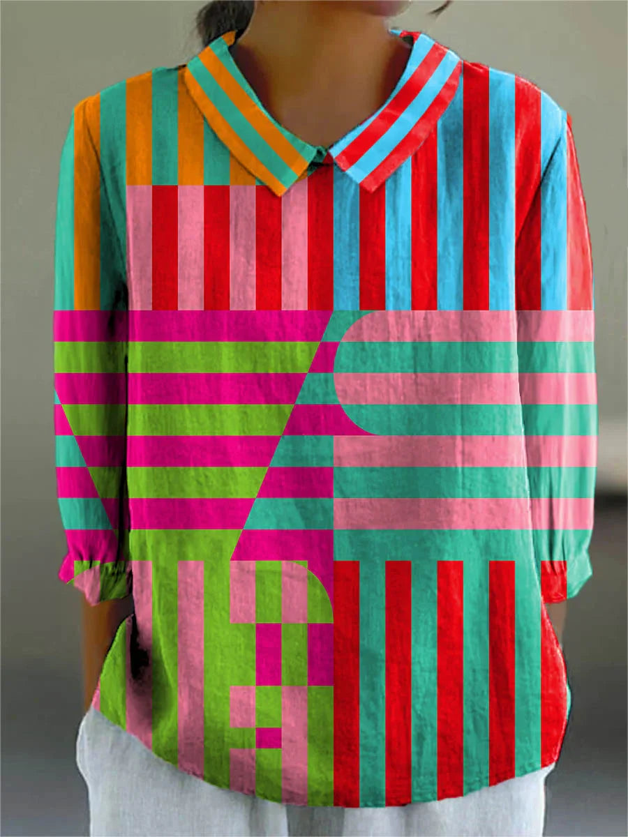 Vintage Colorful Blouse