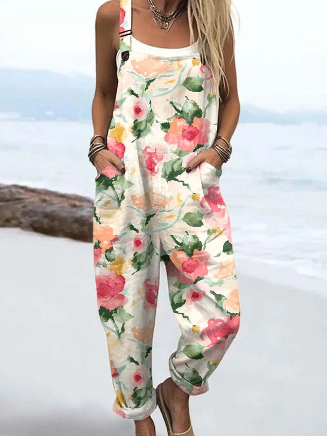 Vintage Colorful Jumpsuit