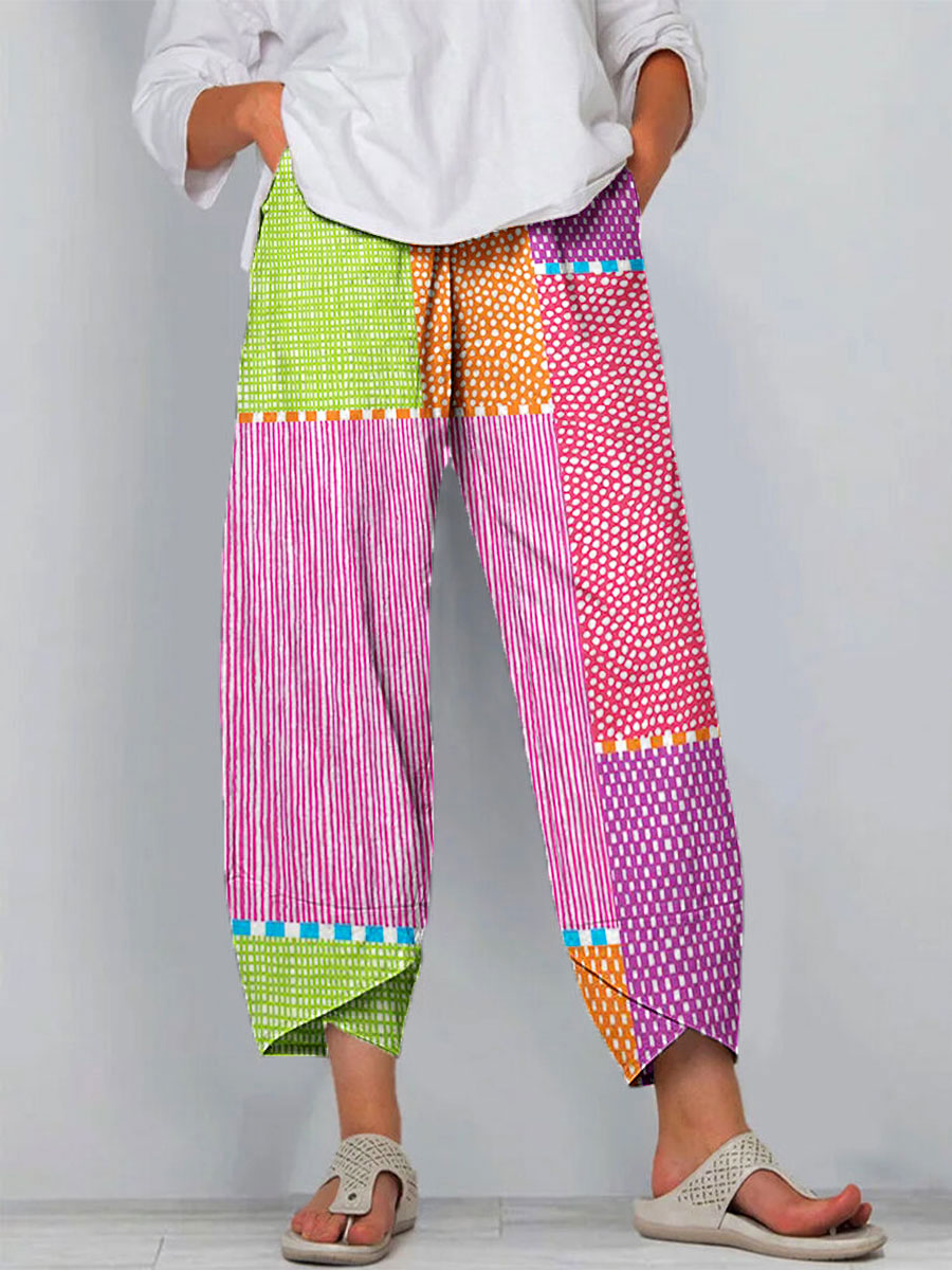 Olivia | Colour Patch Pants