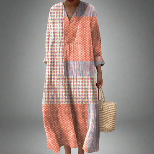 Amelia | Patchwork Chic Dress
