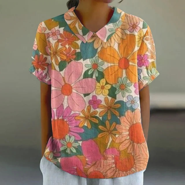 Vintage Colorful Blouse