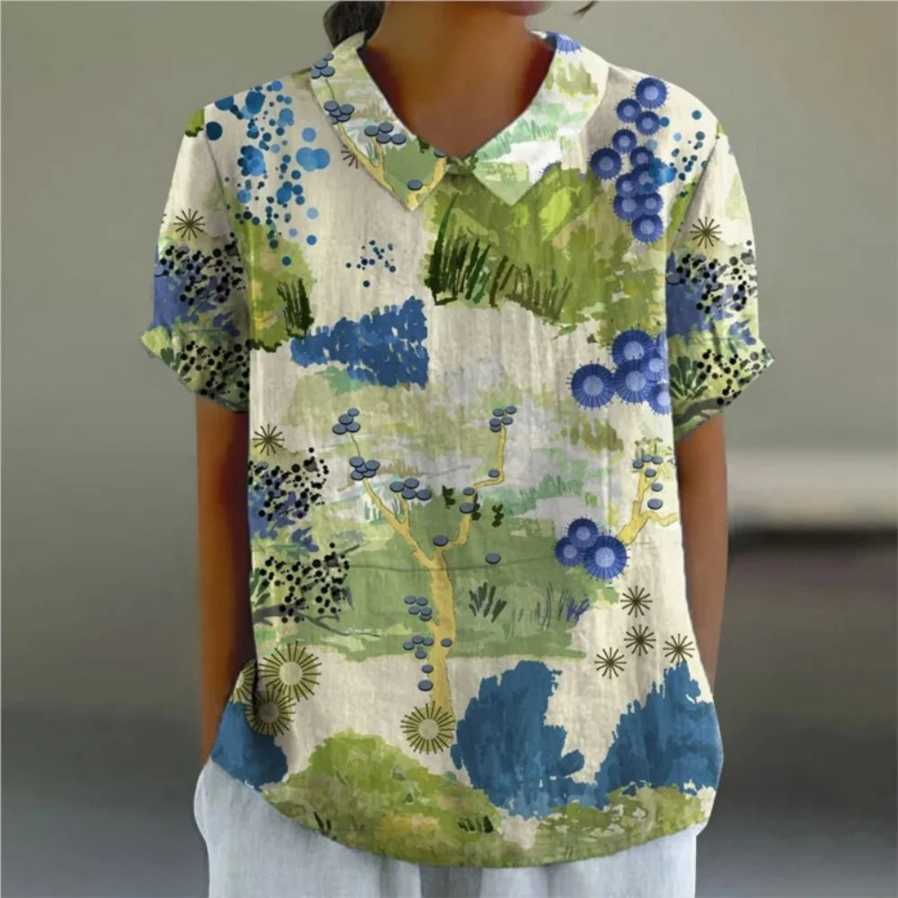 Vintage Colorful Blouse