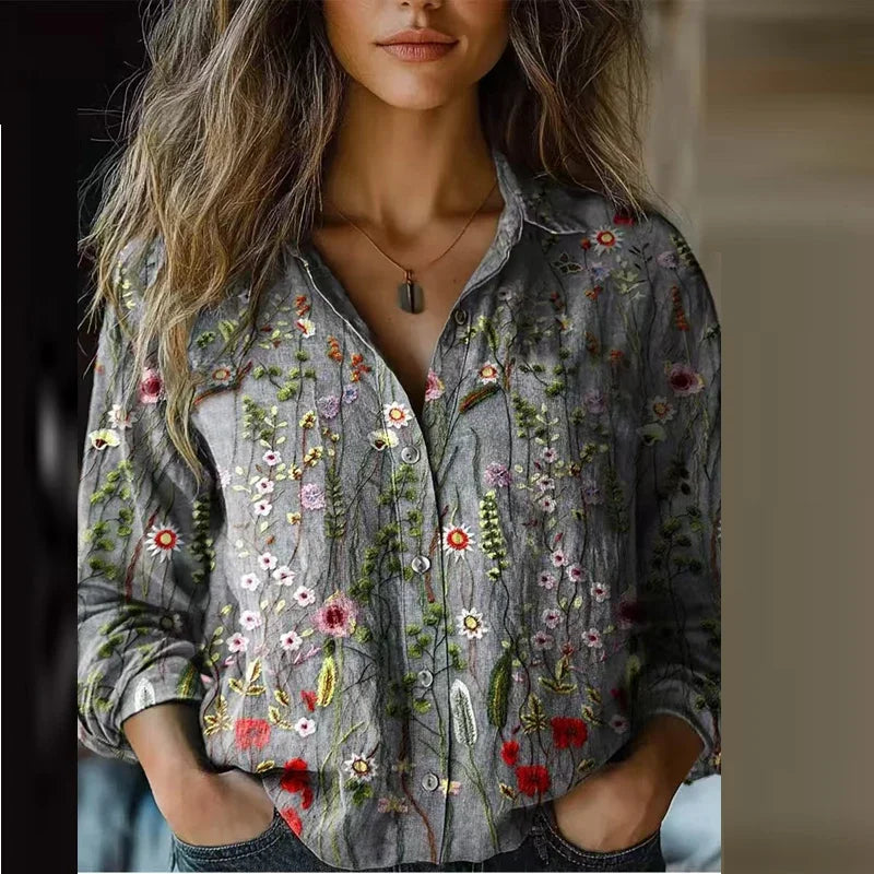 Avenia - Bohemian Vintage Blouse