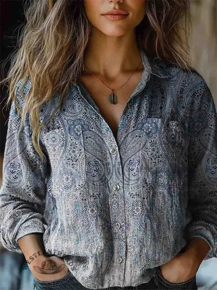 Quillaine - Bohemian Vintage Blouse