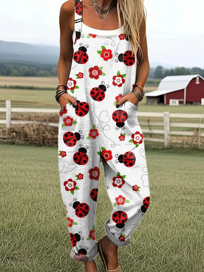 Vintage Colorful Jumpsuit