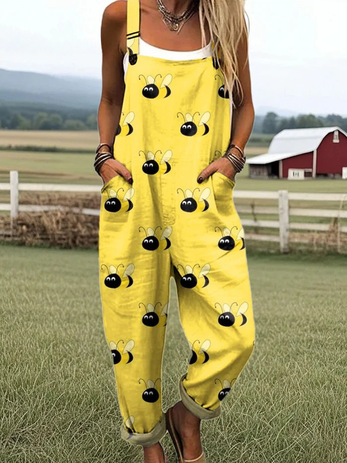 Vintage Colorful Jumpsuit