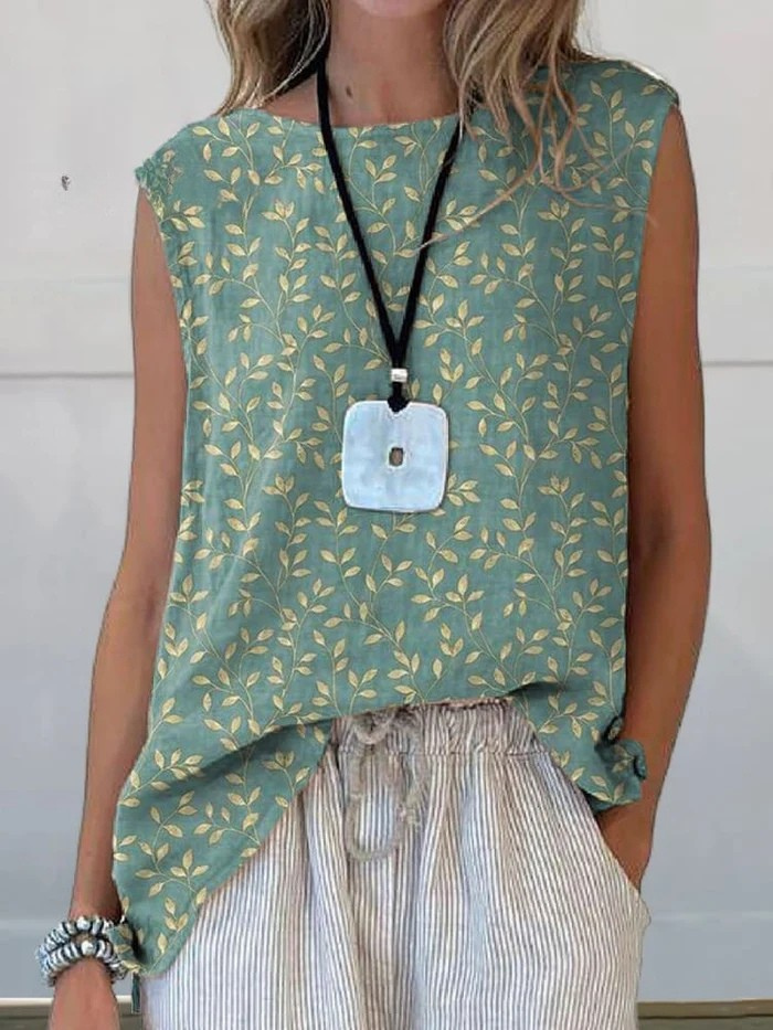 Olivia | Willow Leaf Blouse