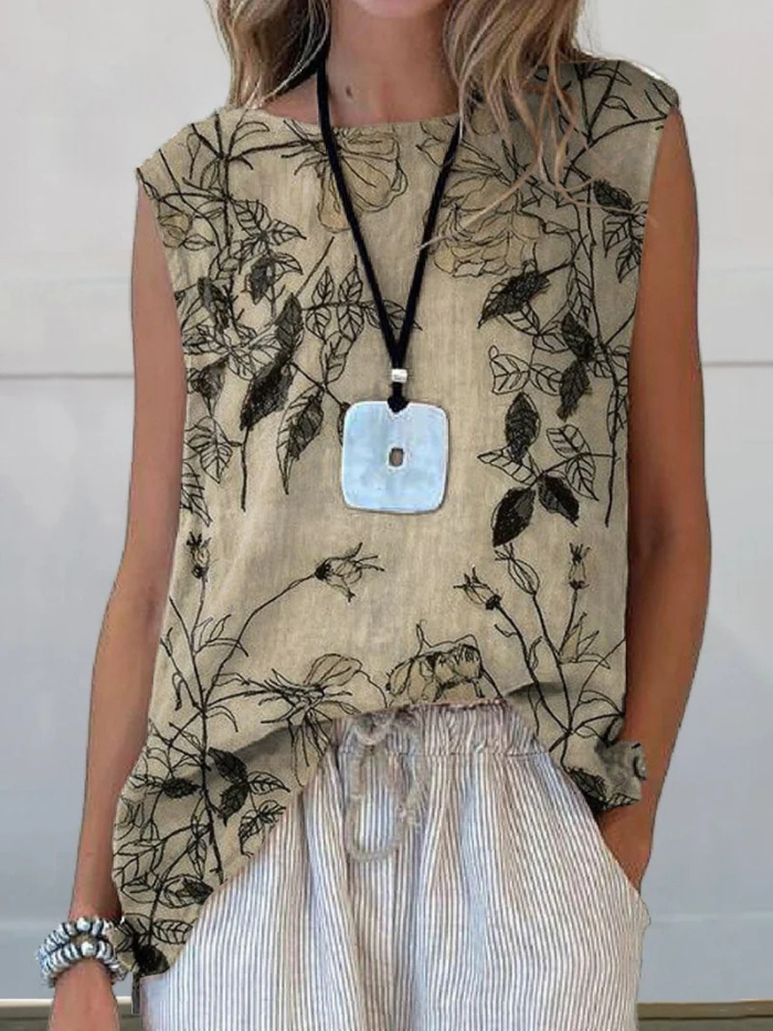 Olivia | Ink Garden Blouse