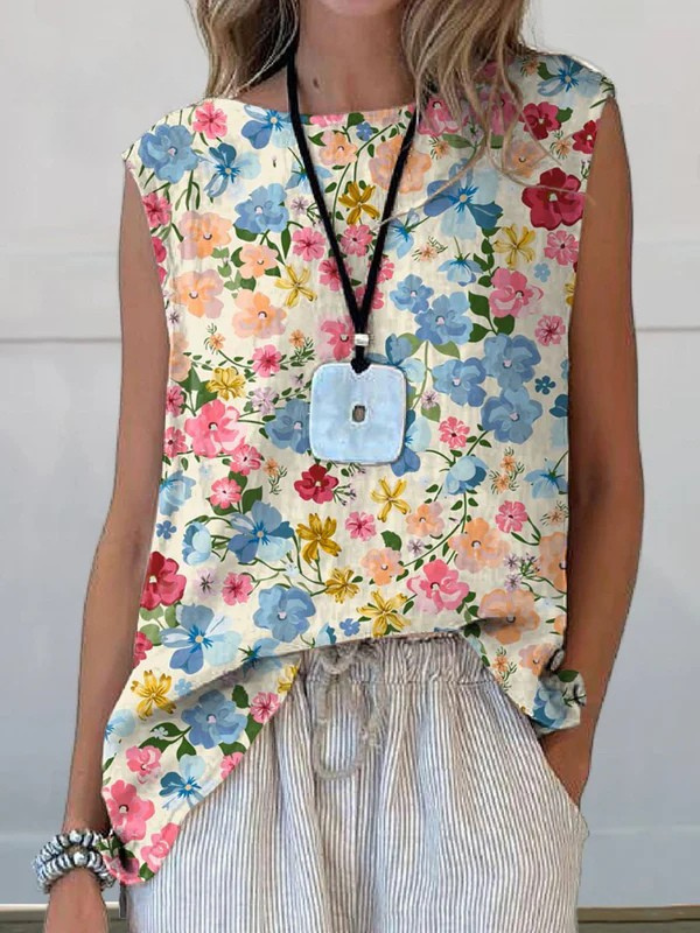 Olivia | Summer Bloom Blouse