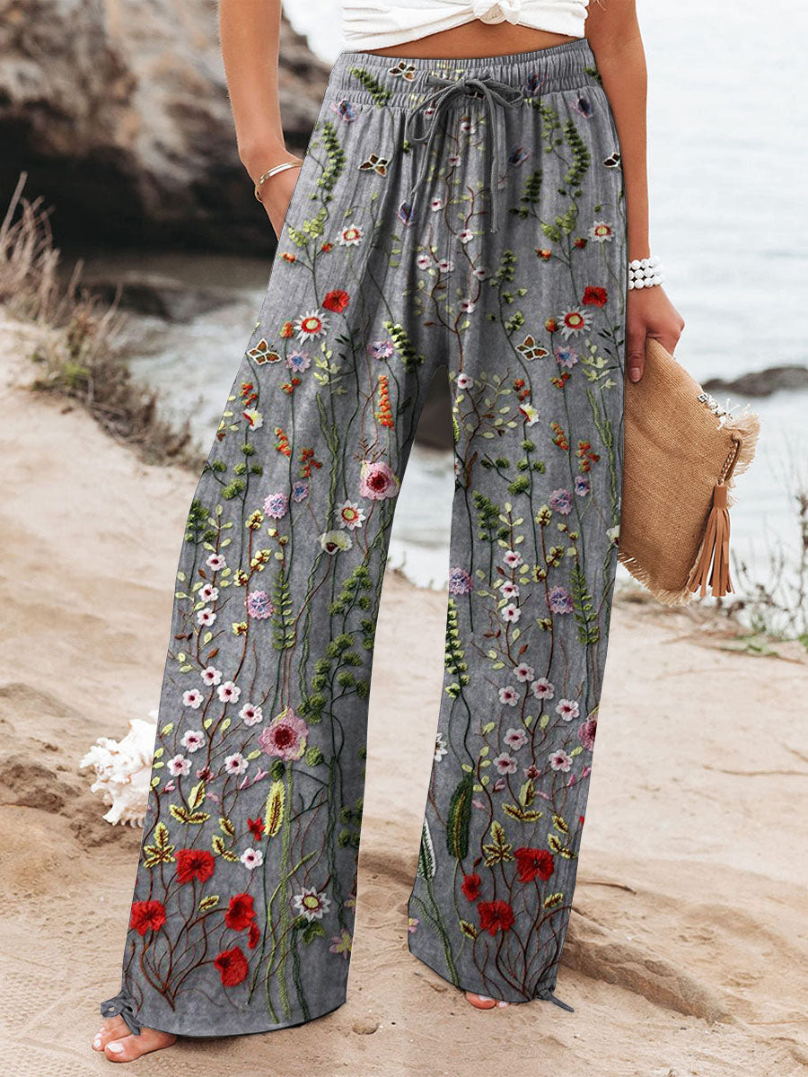 Olivia | Flower Colors Pants