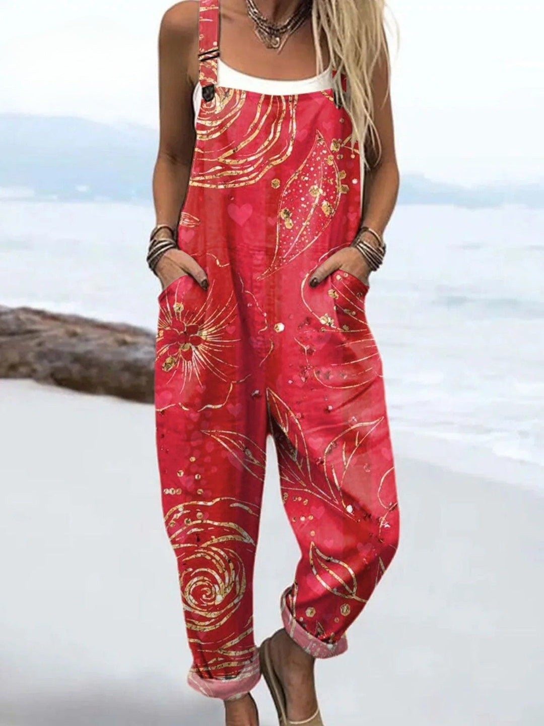 Vintage Colorful Jumpsuit