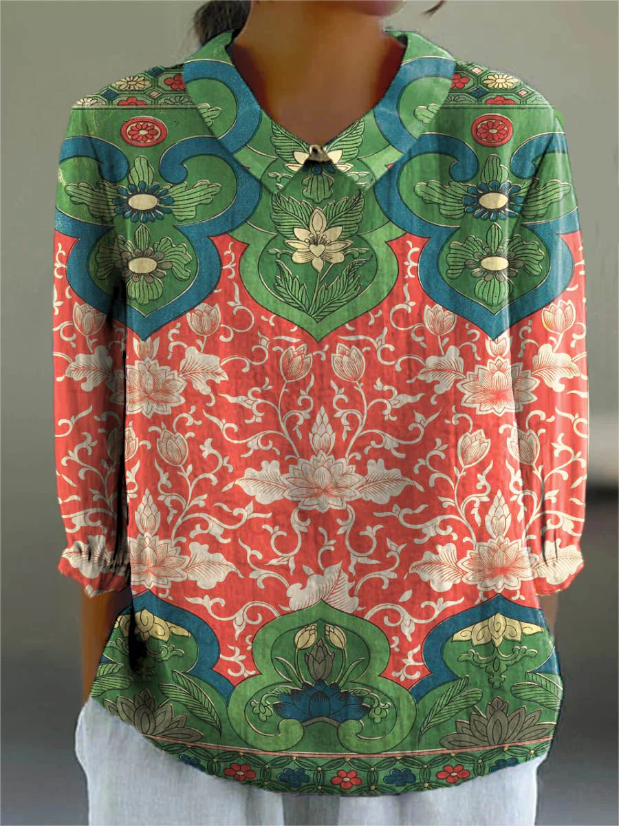 Vintage Colorful Blouse