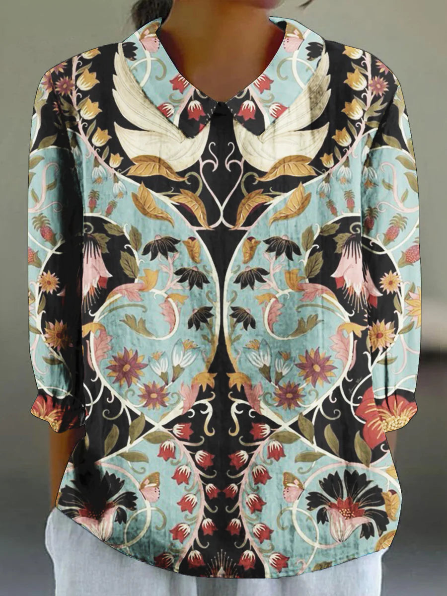 Vintage Colorful Blouse