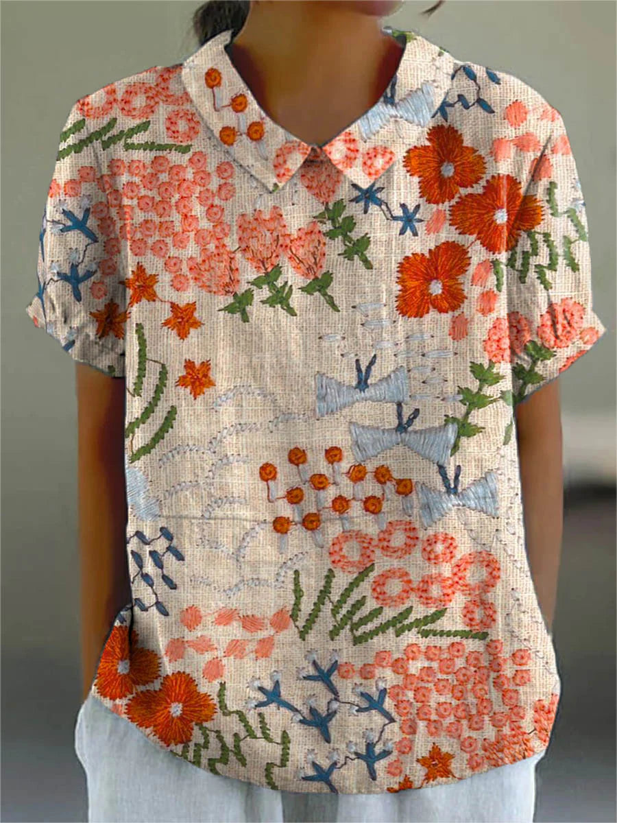 Vintage Colorful Blouse