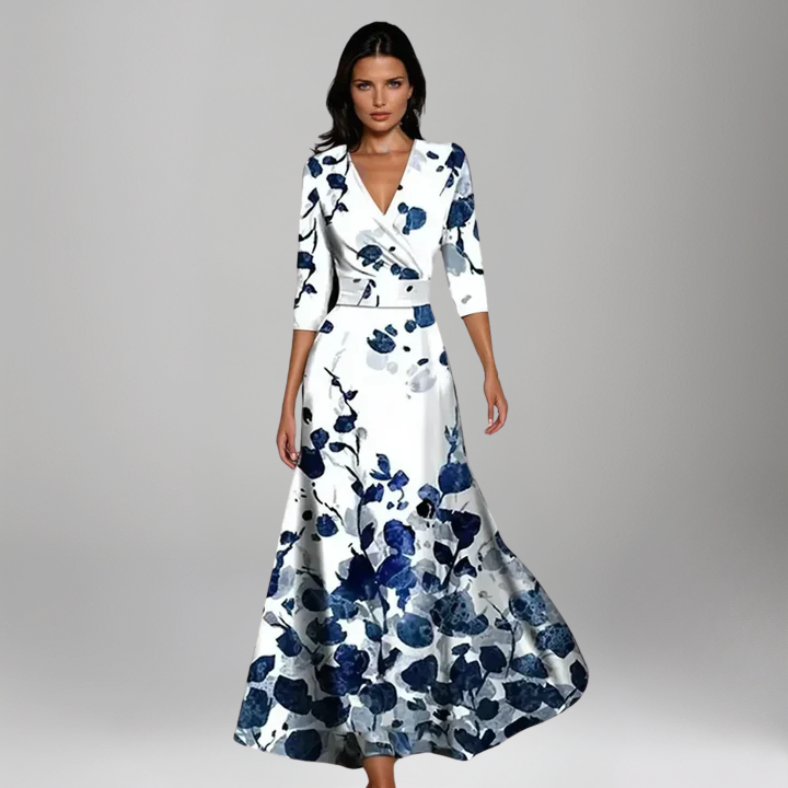 The Valentina Wrap Maxi Dress