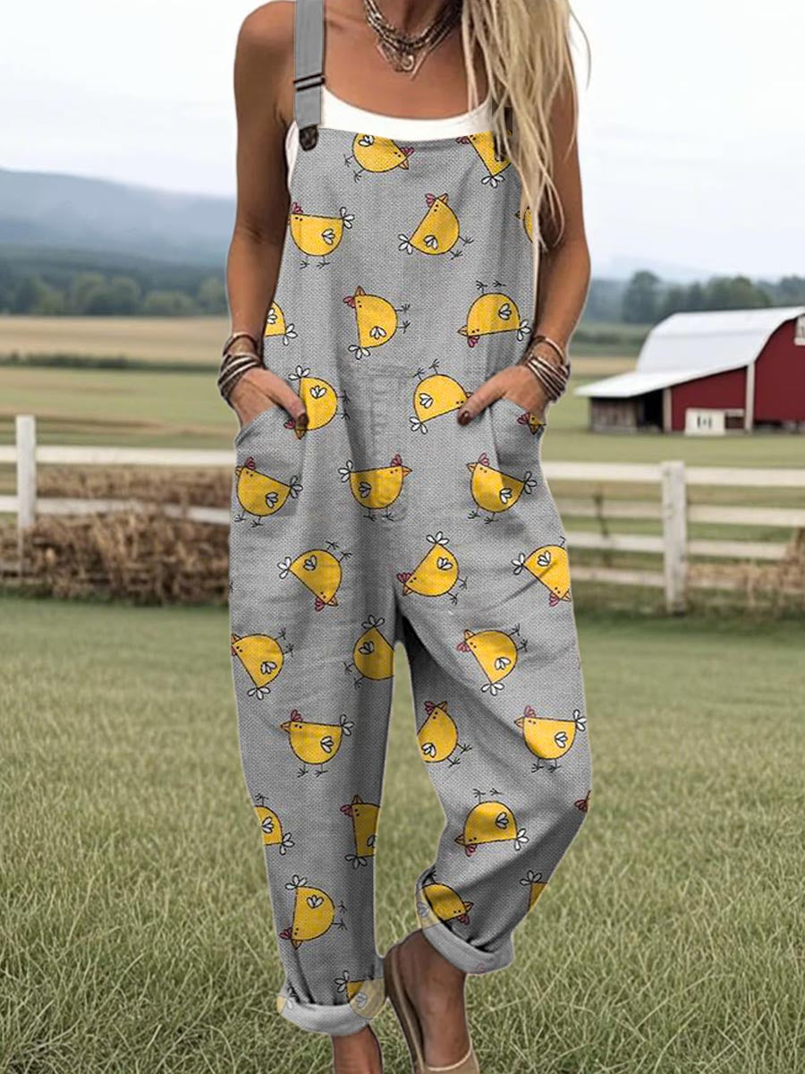 Vintage Colorful Jumpsuit