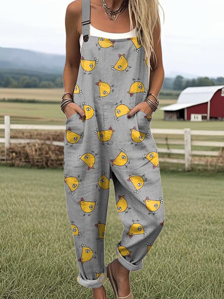 Vintage Colorful Jumpsuit