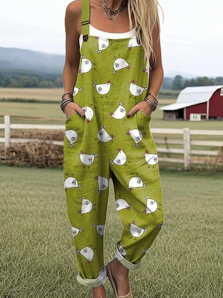 Vintage Colorful Jumpsuit