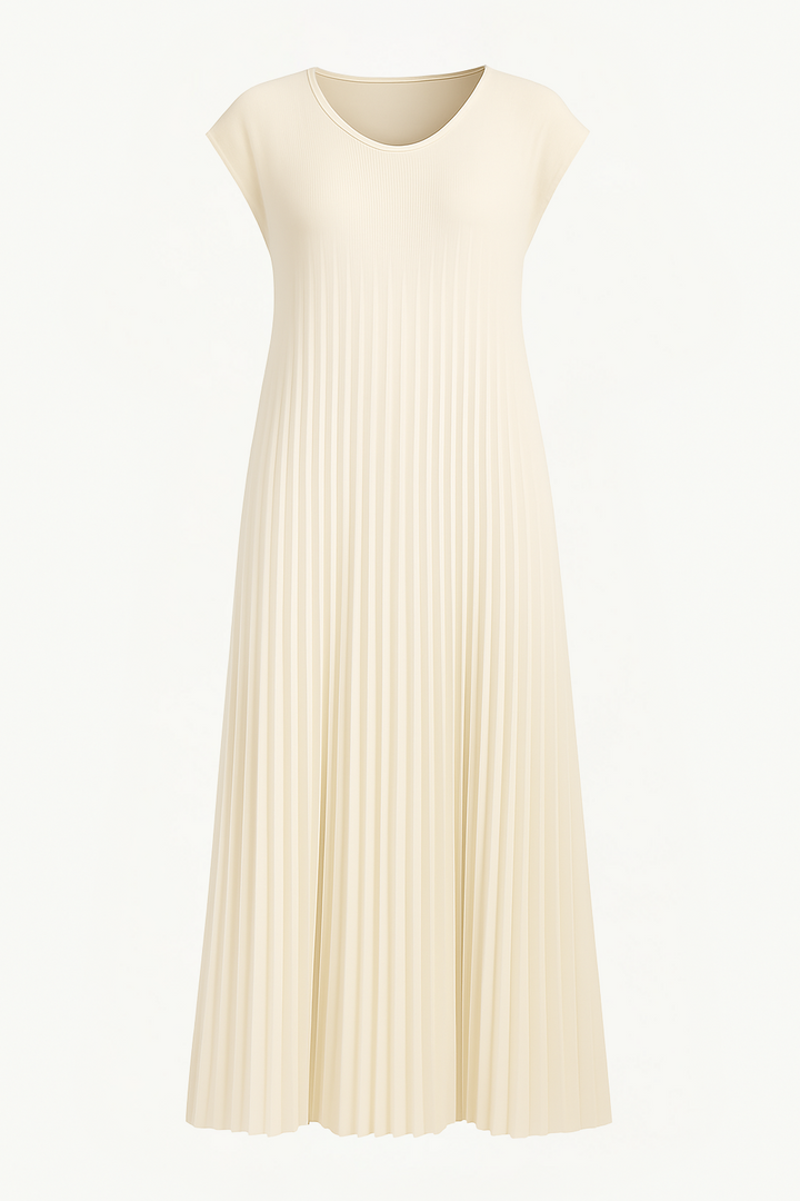 The Noa | Pleated Tummy Covering Dress