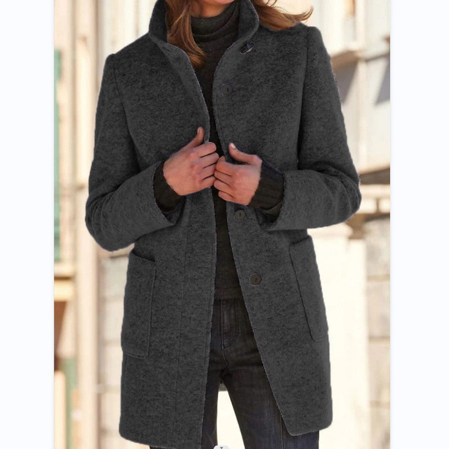 Amelia | Classic Button Coat