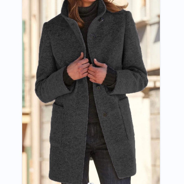 Amelia | Classic Button Coat
