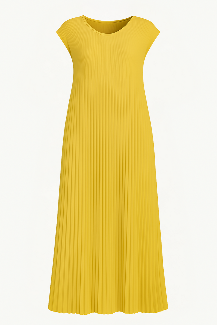 The Noa | Pleated Tummy Covering Dress