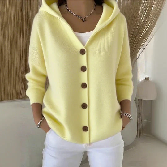Sophia | Plain Retro Cardigan
