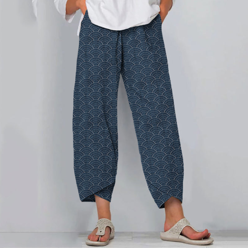 Olivia | Seigaiha Serenity Pants