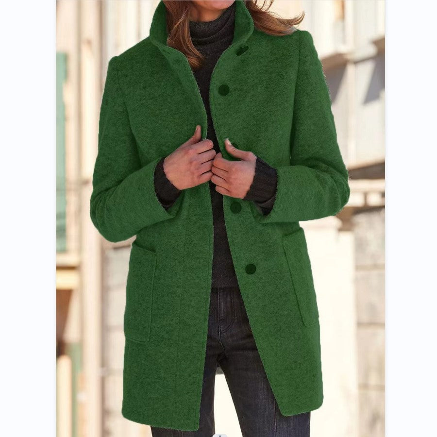 Amelia | Classic Button Coat