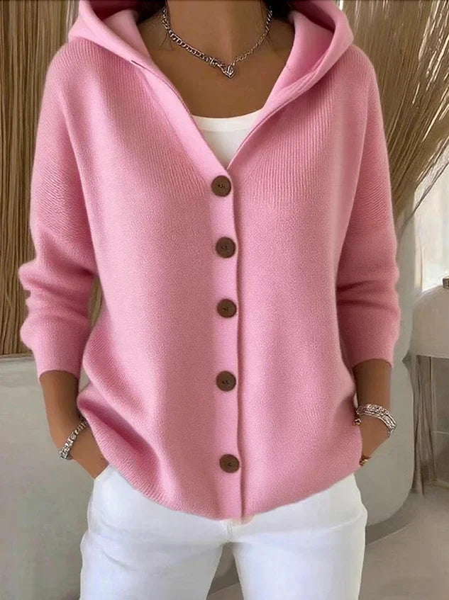 Sophia | Plain Retro Cardigan
