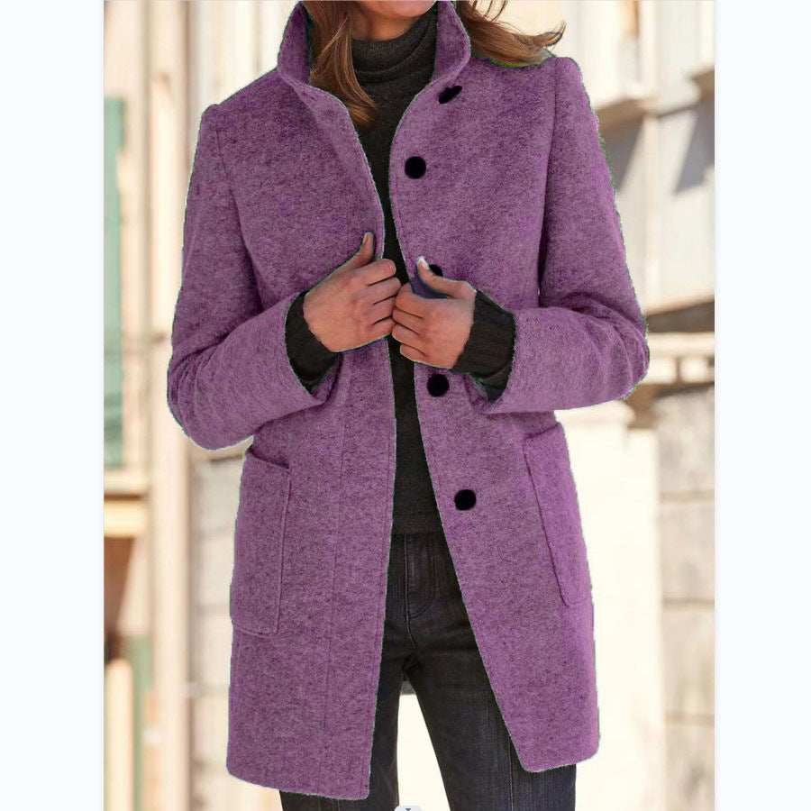 Amelia | Classic Button Coat