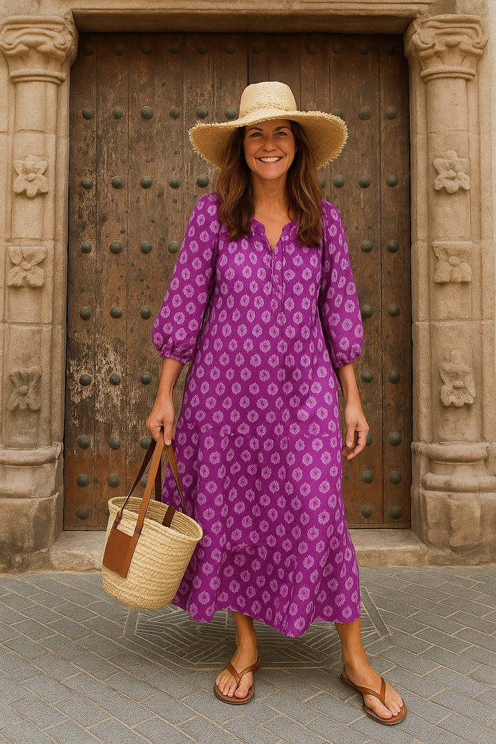 The Zaria | Bohemian Long Tummy Covering Dress