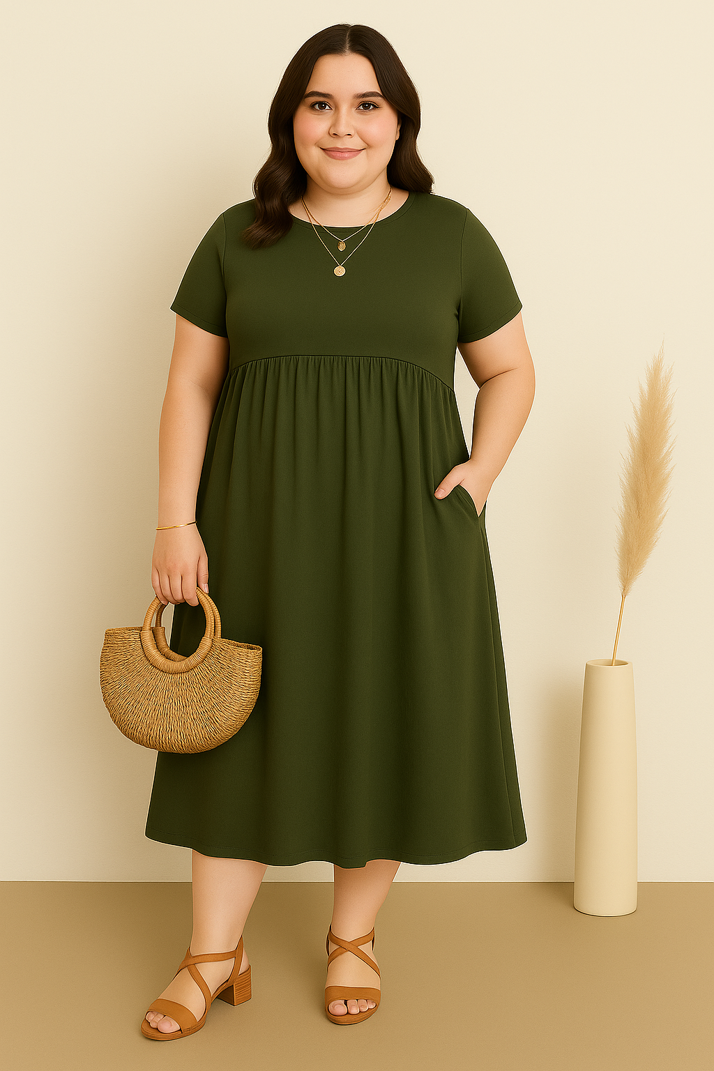 The Ines | Casual Tummy Covering Dress