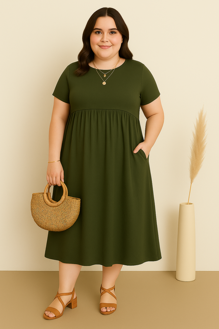 The Ines | Casual Tummy Covering Dress