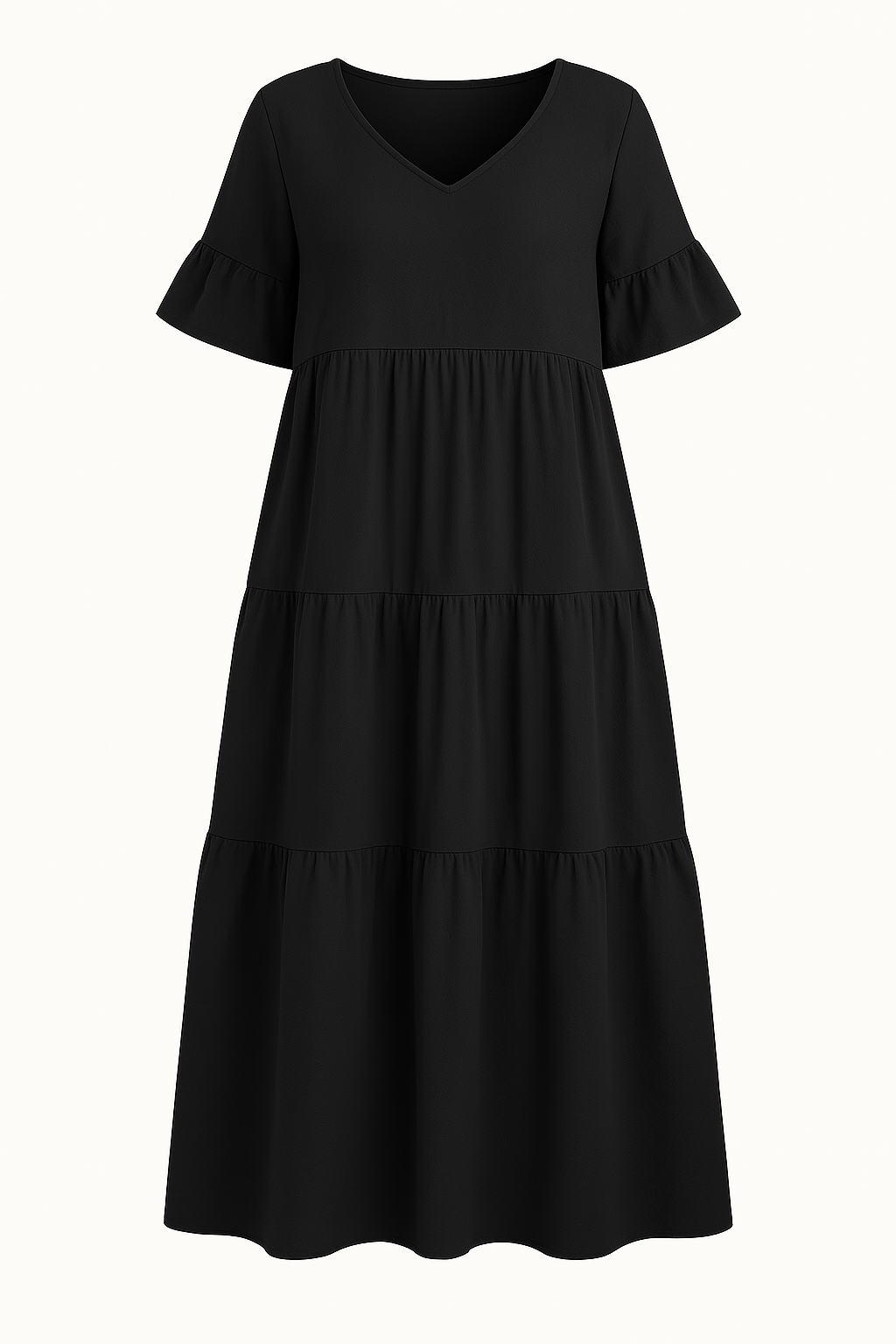 The Florence V-Neck Drape Dress
