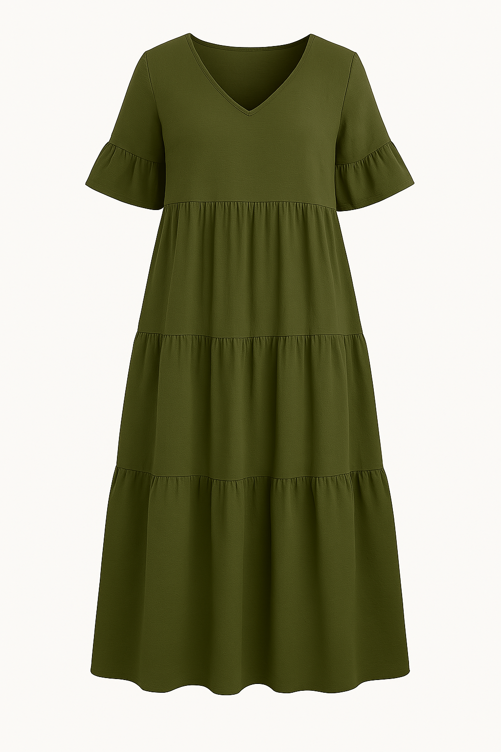 The Florence V-Neck Drape Dress