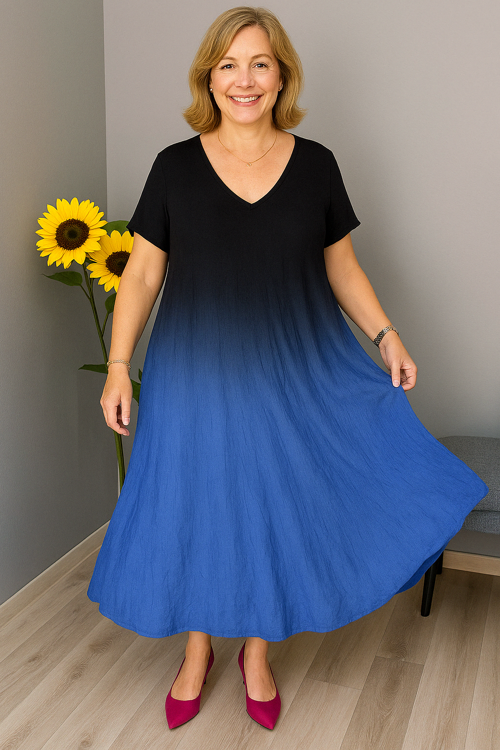 The Soraya | Stylish Tummy Covering Dress