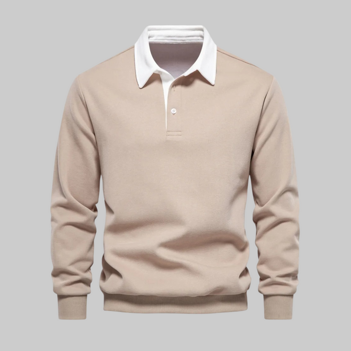Lawrence | Contrast Collar Polo