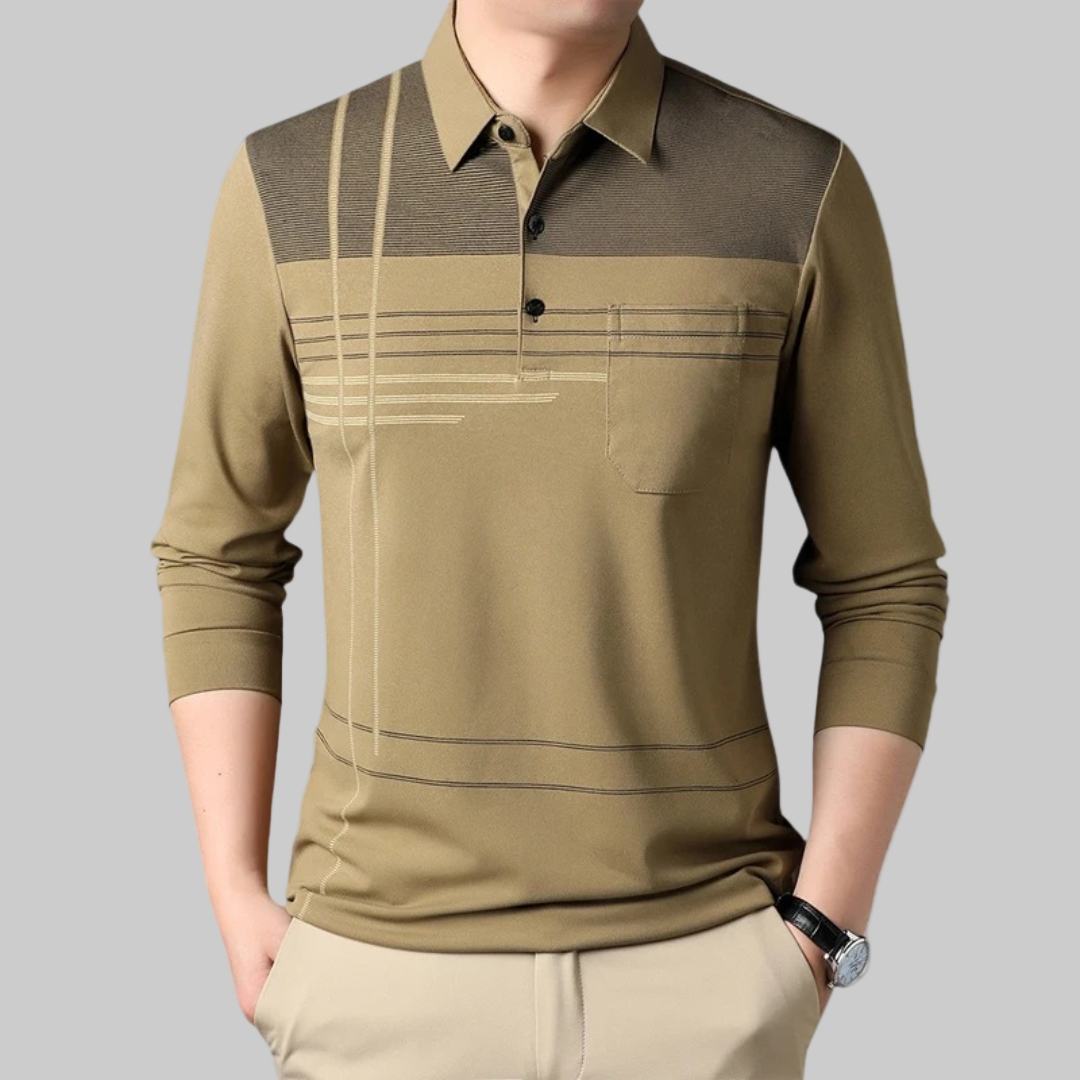 Grant | Refined Pattern Polo