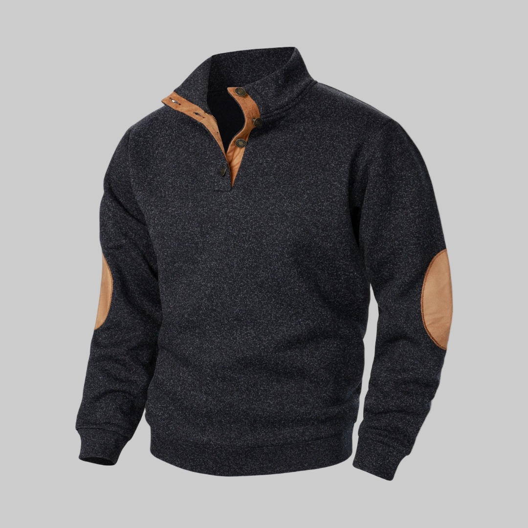 Bennett | Refined Patch Sweater