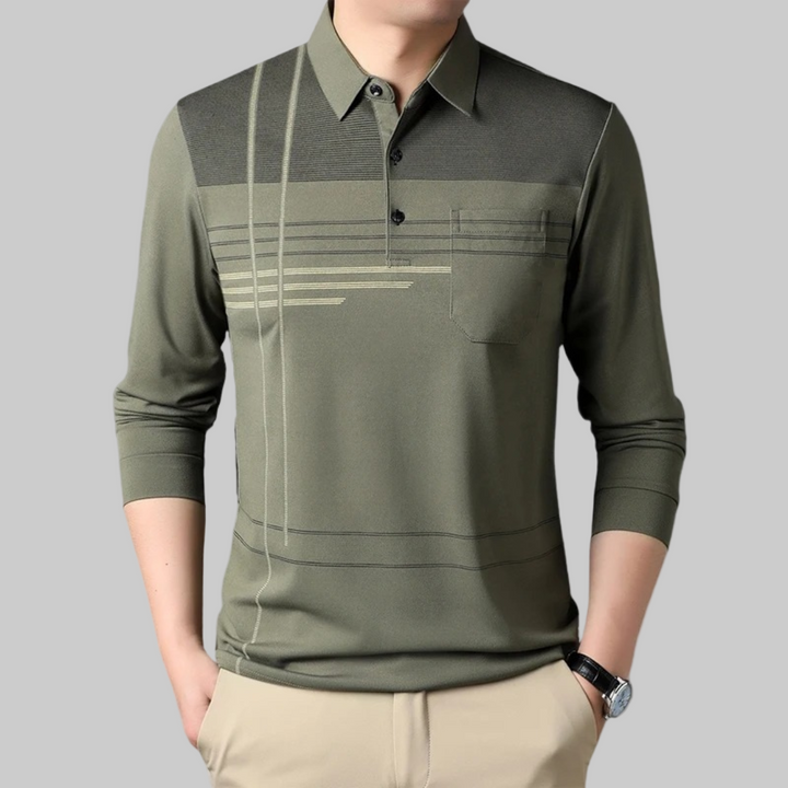 Grant | Refined Pattern Polo