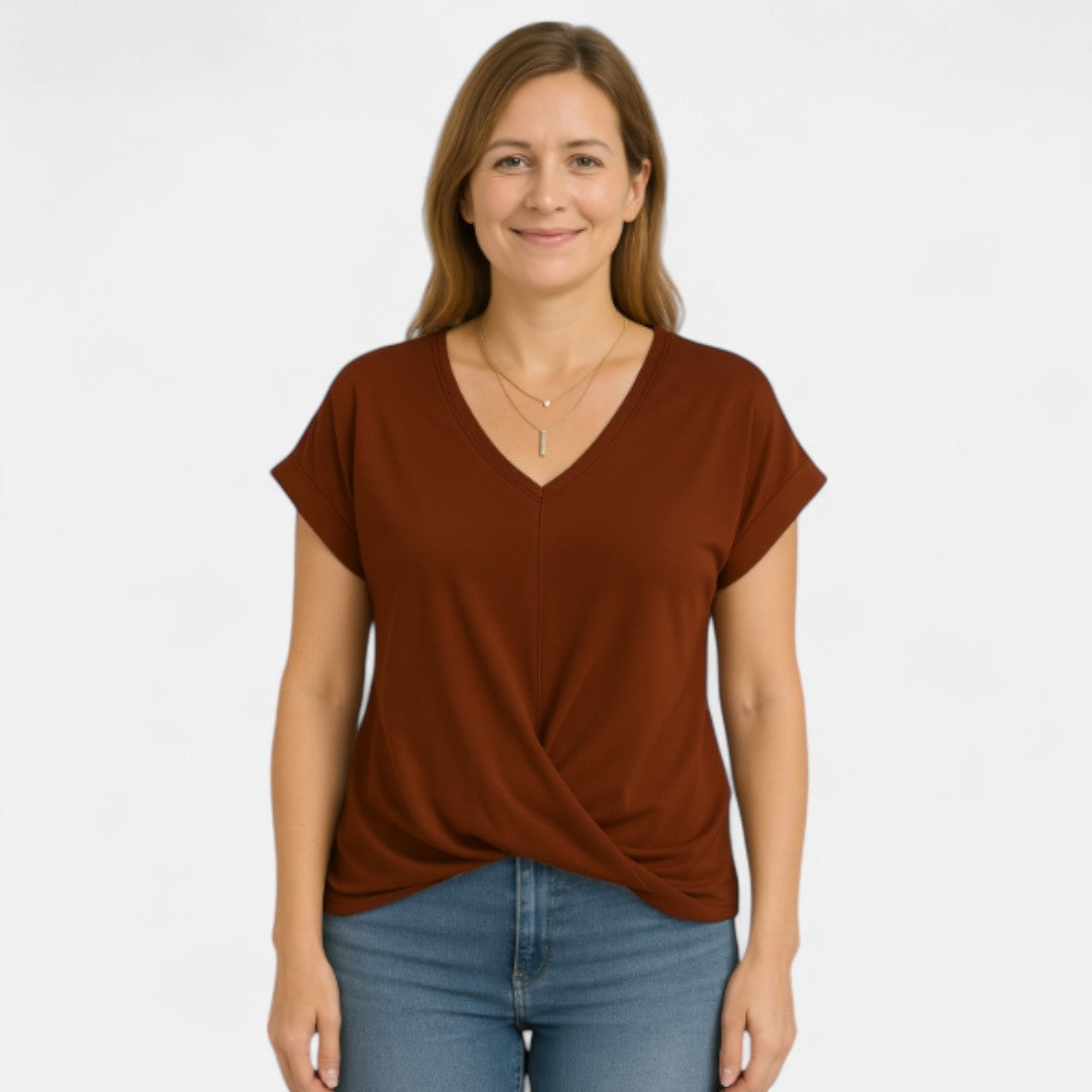 The Lila | Casual Twist Top