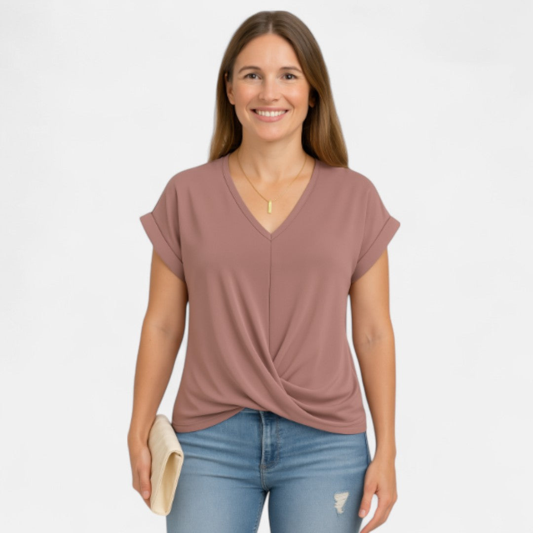 The Lila | Casual Twist Top