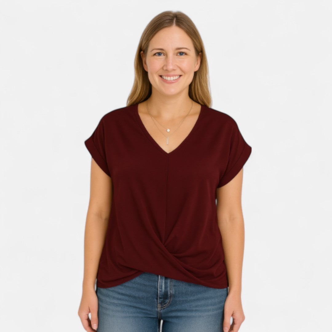The Lila | Casual Twist Top