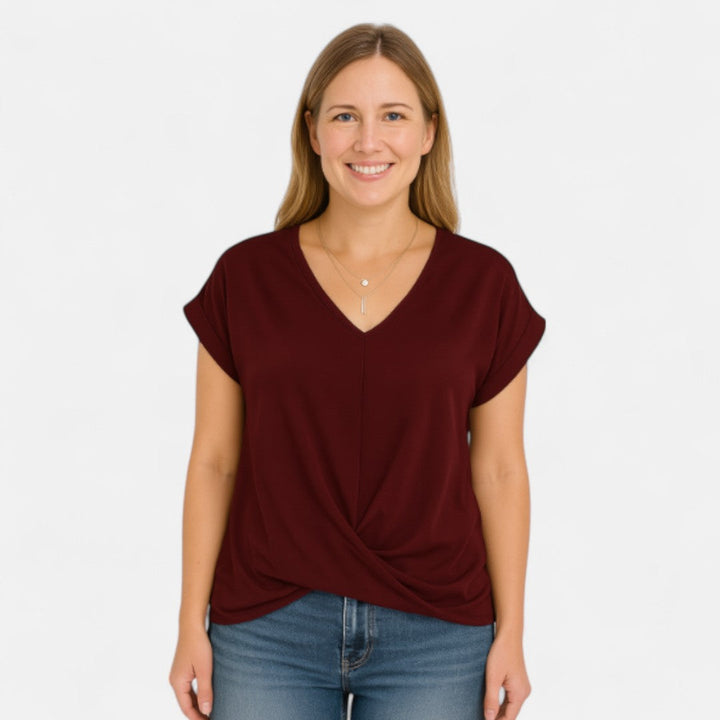 The Lila | Casual Twist Top