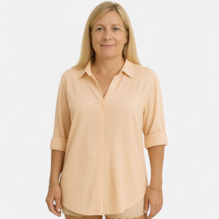 The Liora | Linen Shirt Dress