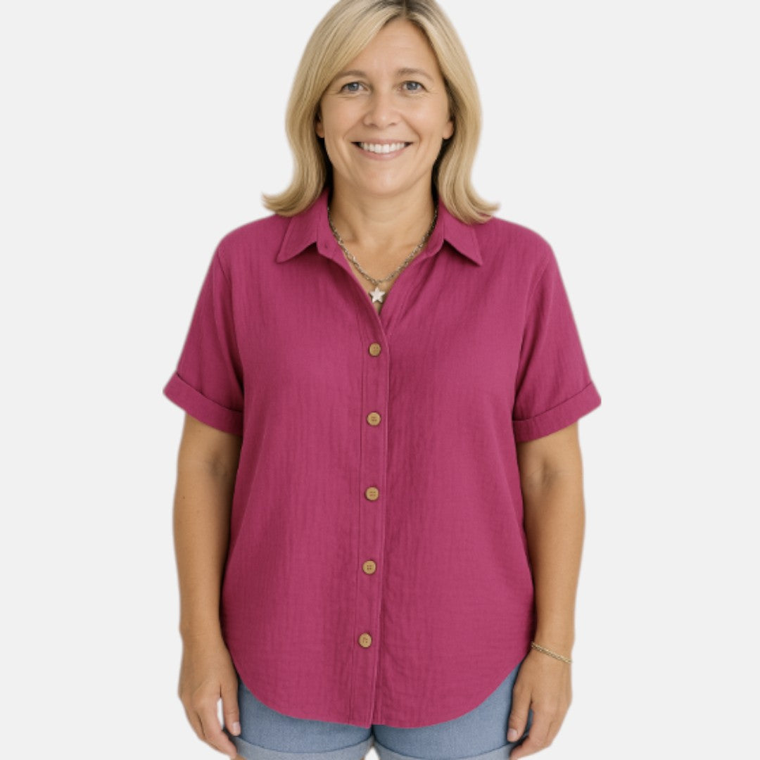 The Marlowe | Oversized Button-Up Shirt